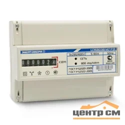 Счетчик ЦЭ-6803В 1 5-60А 230В 1 класс точности 1 тариф 4пр М7Р31 DIN-рейка Энергомера