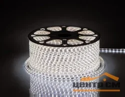 Лента светодиодная 4,4W/м 220V 6400К IP65 60SMD(2835) длина 100м Feron,LS704 (2 сетев. шнура, 2 заглуш, 2 коннект,10 крепеж. в комп)
