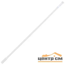 Карниз для ванной комнаты Рыжий кот SCR-1A, алюминий, белый, длина: 1,1-2 м