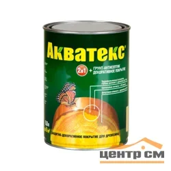 Основа алкидная Акватекс 2 в 1 - венге 0,8л УФ-защита, влажн. древесина 40%
