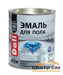 Эмаль для пола cерая (RAL 7040) 2л DALI