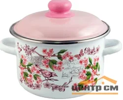 Кастрюля Appetite 6RD201M эмаль 4л Bird