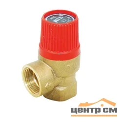 Клапан TIM мембранный предохранительный 3 бар, 1/2" внутр - 1/2" внутр