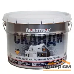 Антисептик кроющий для дерева Акватекс СКАНДИ имбирь 9 л