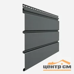 Софит сплошной Docke L=3м, H=0.305м, (пл=0.93м2) Премиум графит