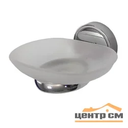 Мыльница САНАКС стеклянная с креплением к стене, арт.1207