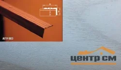 Порог АПУ 003 алюминиевый 1800*24*18 мм угловой (ОС-007)