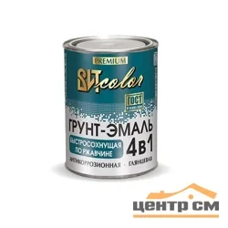 Грунт-эмаль по ржавчине 4 в 1 быстросохнущая черная 1,8 кг (сушка 5 часов) ВИТ color