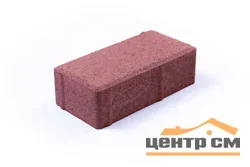 Плитка тротуарная Брусчатка красная 200*100*60 мм РЕСУРС