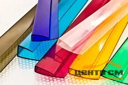 Профиль торцевой (для поликарбоната) UP 4*2100мм (бирюза)