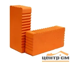 Кирпич полнотелый одинарный рядовой рифленый М125 Mstera 250х120х65 мм (416шт/паллет)