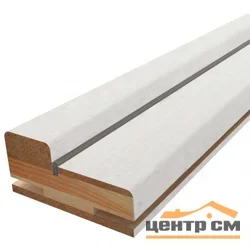 Стойка дверной коробки ВДК телескопическая с уплотнителем белый 70х30х2070, эмаль