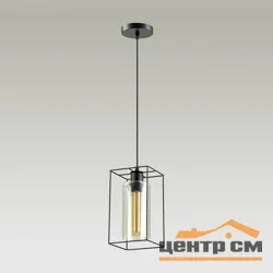 Подвес 3728/1 LN19 261 чёрный/коньячный E27 60W 220V ELLIOT
