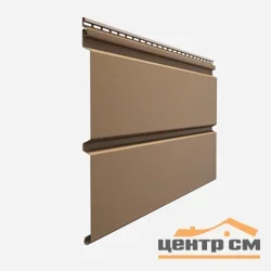 Сайдинг Docke Премиум (D6S, Брус) капучино L=3.6м, H=0.3м (пл=1.08м2)