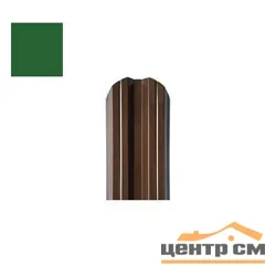 Штакетник металлический STYNERGY М-образный фигурный 0.45 мм, PE RAL 6002 (зелёная листва), ширина 108мм, длина 1.3 м.п.