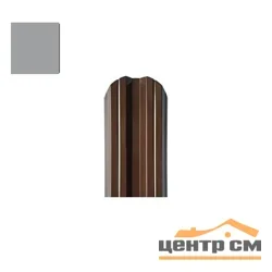 Штакетник металлический STYNERGY М-образный двусторонний фигурный 0.45 мм, PE RAL 7004 (сигнально-серый), ширина 108мм, длина 1.3 м.п.
