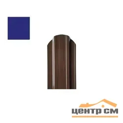 Штакетник металлический STYNERGY П-образный двусторонний фигурный 0.45 мм, PE RAL 5002 (ультрамарин), ширина 110мм, длина 1.5 м.п.