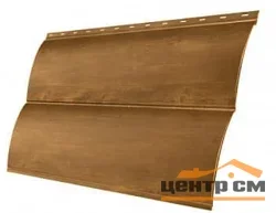 М/сайдинг Блок-Хаус новый (GL) Принт Элит Nutwood (Орех) толщина 0,45мм, размер 0,361*6 м.п.