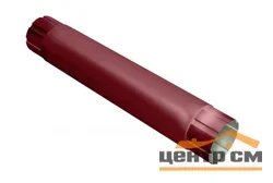 Труба круглая соединительная Optima, 90мм, 1м RAL 3005