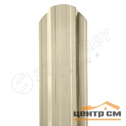 Штакетник металлический STYNERGY П-образный фигурный 0.45 мм, PE RAL 1015 (светлая слоновая кость), ширина 110мм, длина 1.5 м.п.
