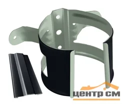 Кронштейн трубы на дерево Optima, 90мм, RAL 7024