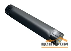 Труба круглая соединительная Optima, 90мм, 1м RAL 7024