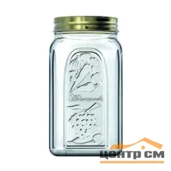 Банка для хранения PSB 80385SL 1000мл Хоммейд с металлической крышкой