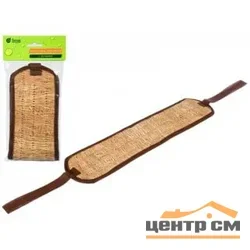 Мочалка лыковая с ручками 70/43х12х0,8см, БАННАЯ ЛИНИЯ