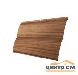 М/сайдинг Блок-Хаус новый (GL) Принт Элит Медовое дерево TwinColor толщина 0,45мм, размер 0,361*6 м.п.