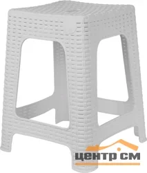 Табурет квадратный Rattan Утренний туман