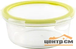 Контейнер для продуктов Cristallo круглый 0,42л оливковая роща*