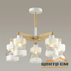 Люстра 4491/5C COUNTY LN21 202 белый, дерево E27 5*60W 220V BONNIE*