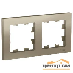 Рамка двухместная AtlasDesign универс. шампань Systeme Electric ATN000502