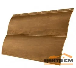 М/сайдинг Блок-Хаус новый (GL) Принт Элит Nutwood (Орех) толщина 0,45мм, размер 0,361*0.67 м.п.