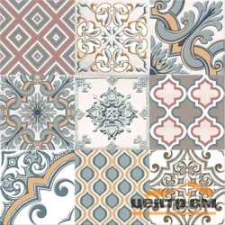 Плитка Azori Eclipse Ornament пол 42х42