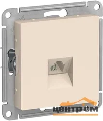 Механизм розетки телефонной 1-местная СП AtlasDesign RJ11 беж. Systeme Electric ATN000281