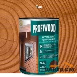 Антисептик EMPILS PROFIWOOD тонирующий "2 в 1" алкидный тик 2,1 кг (2,5л)