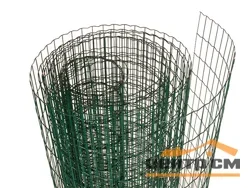 Сетка оцинкованная с полимерным покрытием RAL 6005 2,2 мм 100х50 (1,5х20м)