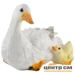 Фигурка садовая PARK "Утка с утенком" H-20см