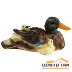 Фигурка садовая PARK "Утка с утятами" Н-14см