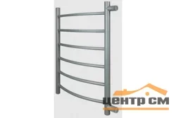 Полотенцесушитель INDIGO Arc К-2 700х400 1" боковое подключение 600 мм Magnetic Grey, серый
