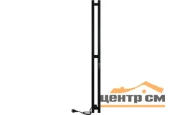 Полотенцесушитель электрический INDIGO Style PRO (electro) 120/10 (скр.монтаж, унив.подкл.R/L, Чёрный муар)