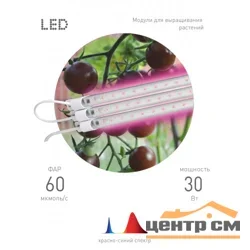 Светильник модульный для растений и рассады FITO-3х10W-LINE-RB90 красно-синего спектра 30 Вт ЭРА