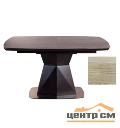 Стол Миракл 1400(1900)х900 керам.2 кат.(Цвет пленки:Черный глянец:Цвет керамогранита:Ducale Henna:Цвет ЛДСП:Черный:Цвет каркас:Черный матовый (Муар)
