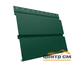 М/сайдинг Квадро брус (GL) Полиэстер RAL6005 (зелёный мох) толщина 0,45мм, размер 0,34*1.25 м.п. (в пленке)