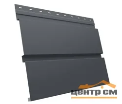 М/сайдинг Квадро брус (GL) Драп RAL7024 (мокрый асфальт) толщина 0,45мм, размер 0,34*1.72 м.п. (в пленке)