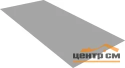 Плоский лист Полиэстер RAL 9006 (светлый алюминий), 0.45 мм, 1,25*1.55 м.п., пл=1.9375м2 (в пленке)