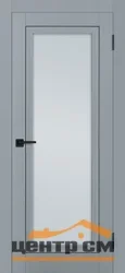 Дверь PROFILO PORTE ПСТ-35 стекло сатинат, серый матовый 70