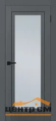 Дверь PROFILO PORTE ПСТ-35 стекло сатинат, темно-серый матовый 70