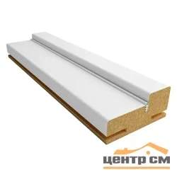 Стойка дверной коробки ВДК телескопическая с уплотнителем белый 70х26х2070, эмаль